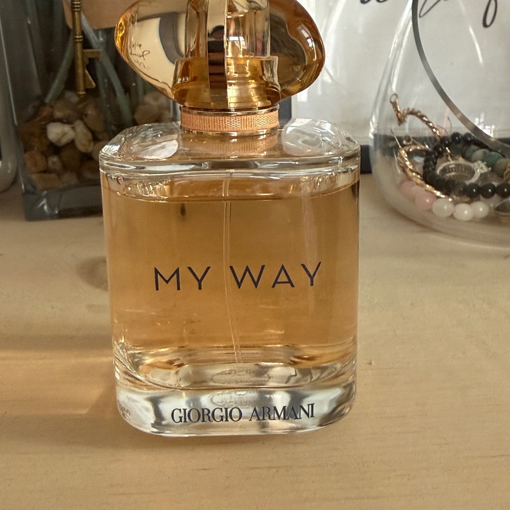 Giorgio Armani My Way Fragrance with Gold Accents